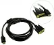 Telecom CG481F-2m Кабель HDMI to DVI-D  (19M  -25M) 2м 2 фильтра