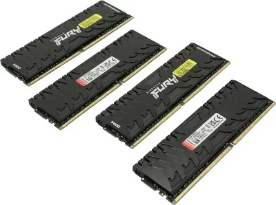 Модуль памяти Kingston Fury Renegade KF436C16RBK4/32 DDR4 DIMM 32Gb KIT 4*8Gb PC4-28800 CL16