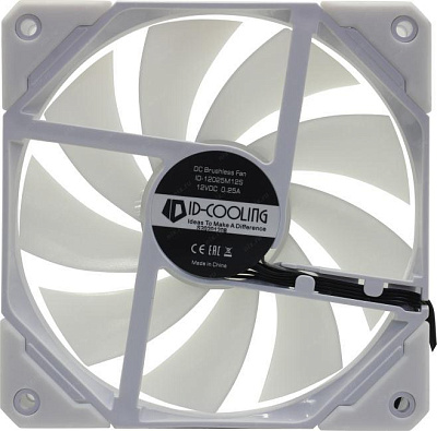 Вентилятор ID-Cooling ID-FAN-TF-12025-ARGB-SNOW (4пин 120x120x25мм 13.8-30.5дБ 500-1500об/мин)