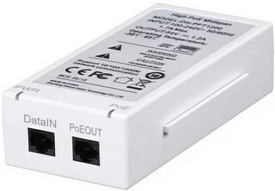 Блок питания Dahua DH-PFT1200 Hi-PoE injector (Вх. AC100-240V Вых. DC54V)