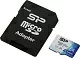 Карта памяти Silicon Power SP064GBSTXDU3V20AB microSDXC Memory Card 64Gb UHS-I U3  V30  + microSD-->SD  Adapter