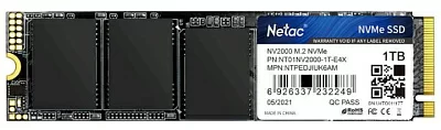 Накопитель SSD 1 Tb M.2 2280  M  Netac NV2000 NT01NV2000-1T0-E4X