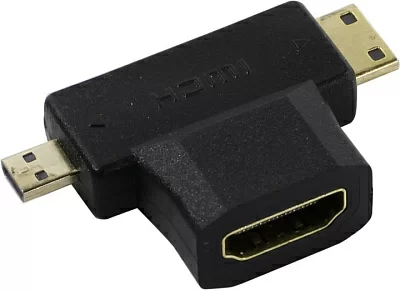 Переходник HDMI F -> miniHDMI M +  microHDMI M