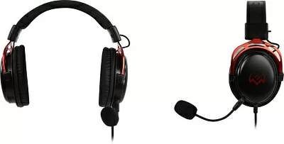 Наушники с микрофоном SVEN AP-G1000MV Black-Red (с  регулятором  громкости шнур 2м)