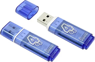 Накопитель SmartBuy Glossy SB4GBGS-B USB2.0  Flash  Drive 4Gb  (RTL)