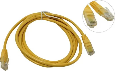 Кабель Patch Cord UTP кат.5e 2м  жёлтый