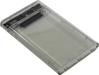 Мобильное шасси AgeStar 3UB2P4 Transparency (EXT BOX для внешнего подключения  2.5"  SATA HDD  USB3.0)