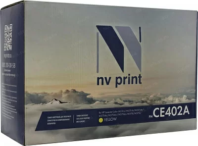 Картридж NV-Print аналог CE402A Yellow для HP LJ Enterprise  500 Color  M551n