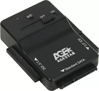 AgeStar 3FBCP1 IDE/SATA-->USB3.0 Adapter(адаптер для подкл-я  IDE/SATA  2.5"/3.5"устройств к  USB3.0)+Б.П.