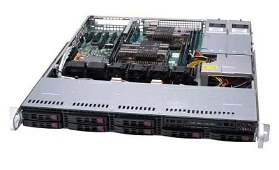 Сервер sS9500/pro1U (S93201Hi): 2 x Xeon Silver 4215R/ 64 Гб/  960 Гб  SSD