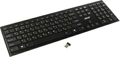 Клавиатура Acer OKR010 ZL.KBDEE.003 USB 103КЛ +  6КЛ М/Мед  беспроводная