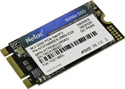 Накопитель SSD 256 Gb M.2 2242 B&M Netac N930ES  NT01N930ES-256G-E2X