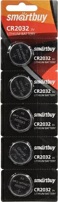 Батарея питания Smartbuy SBBL-2032-5B CR2032 (Li  3V)  уп.5шт