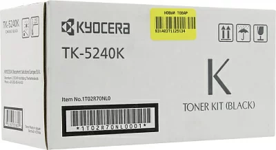 Тонер-картридж Kyocera  TK-5240K Black для P5026cdn/P5026cdw/M5526cdn/M5526cdw