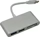 Разветвитель USB-C  SD/microSD Card Reader/Writer + 1port USB3.0 +  1port  USB2.0 +  microUSB