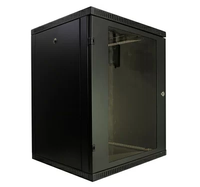 NT WALLBOX 15-65 B Шкаф 19" настенный чёрный 15U 600x520 дверь стекло-металл