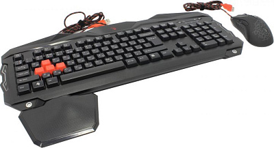 Комплект Bloody Blazing  Gaming Desktop Q2100/B2100 USB Black (Кл-ра USB+  Мышь  7кн Roll  USB)