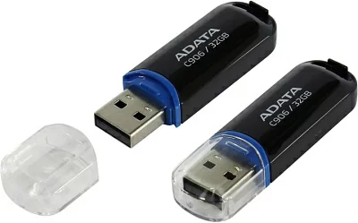 Накопитель ADATA Classic C906 AC906-32G-RBK  USB2.0  Flash Drive  32Gb