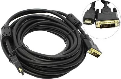 Telecom CG481F-10m Кабель HDMI to DVI-D (19M -25M) 10м 2 фильтра