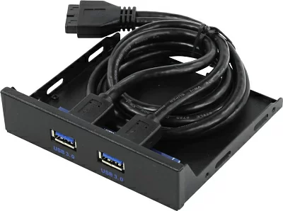 Orient C090 USB3.0 2-port Front Panel (крепление на  лицевую  панель корпуса  3.5")