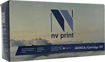 Картридж NV-Print аналог Q6002A/Cartridge 707 Yellow  для HP  CM1015MFP/1017MFP/1600/2600N