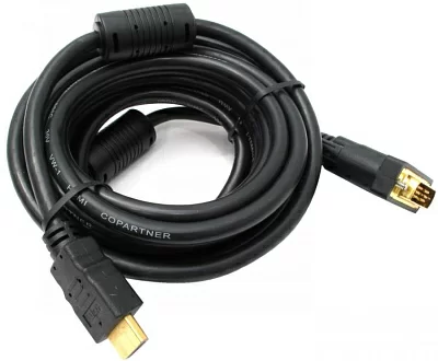 Кабель Rexant HDMI to DVI-D Single Link (19M -19M) 5м 2  фильтра 17-6306