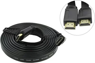 5bites APC-185-002 Кабель HDMI to HDMI (19M -19M) 2м  ver1.4 плоский