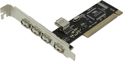 Контроллер Orient DC-602 (OEM) PCI USB2.0 4 port-ext  1 port-int