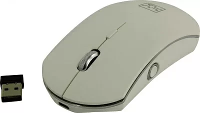 Манипулятор QUMO Wireless Optical Mouse Luna M74 White (RTL) USB 4btn+Roll беспроводная