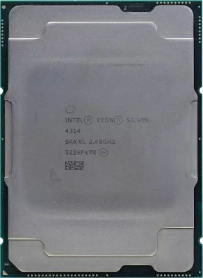 Процессор CPU Intel Xeon Silver 4314 2.4 GHz/16core/20+24Mb/135W/10.4 GT/s  LGA4189