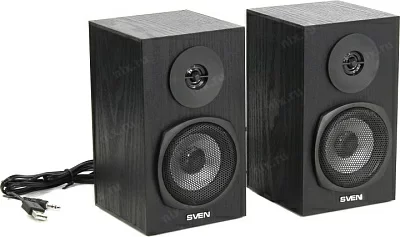 Колонки SVEN SPS-575 Black (2x3W  дерево  питание от  USB)