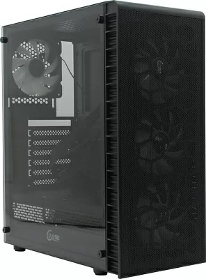 Корпус Miditower Powercase Mistral Z4С Mesh LED CMIZ4C-L4 ATX без  БП