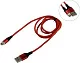 JETACCESS JA-DC28 1м Red Кабель USB 2.0 AM-->съёмный магнитный USB micro-B 1м