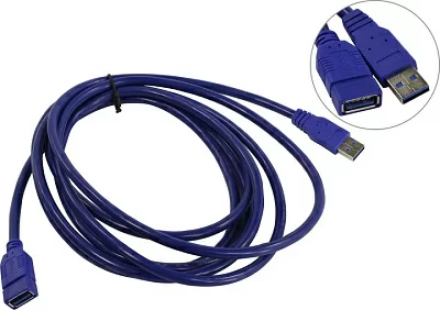 Telecom TUS706-3м Кабель удлинительный  USB  3.0 A-->A  3м