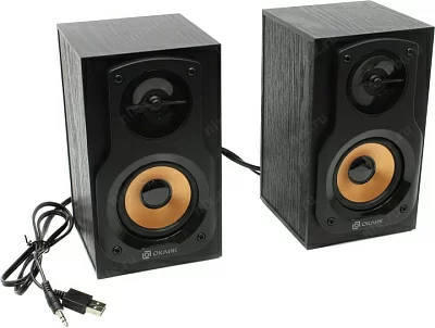 Колонки OKLICK OK-162 Black (2x4W питание  от USB) 459202