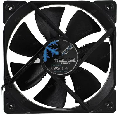 Вентилятор Fractal Design FD-FAN-DYN-X2-GP12-BK DYNAMIC X2 GP-12 (3пин 120x120x25mm 19.4дБ 1200об/мин)