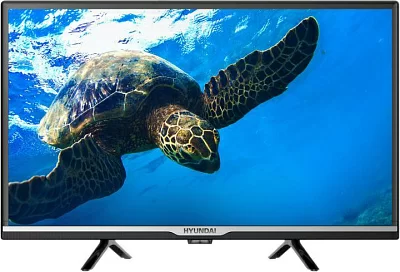 LED Hyundai 24" H-LED24FT2000  черный/HD READY/60Hz/DVB-T/DVB-T2/DVB-C/DVB-S/DVB-S2/USB  (RUS)