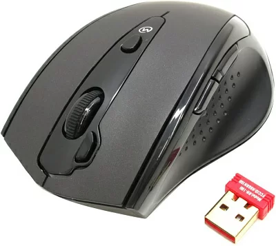 Манипулятор A4Tech V-Track Wireless Mouse G10-810F-1 Black (RTL) USB  7btn+Rollбеспроводная