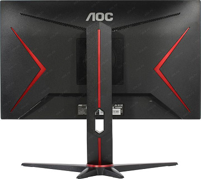 23.8" ЖК монитор AOC 24G2SU Black-Red с поворотом экрана (LCD 1920x1080 D-Sub  HDMI  DP USB3.1  Hub)