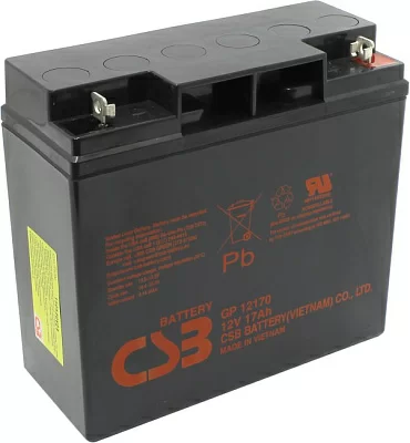 Аккумулятор CSB GP 12170 (12V17Ah) для  UPS