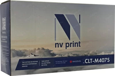 Картридж NV-Print аналог CLT-M407S Magenta  для Samsung CLP-325 CLX-3185