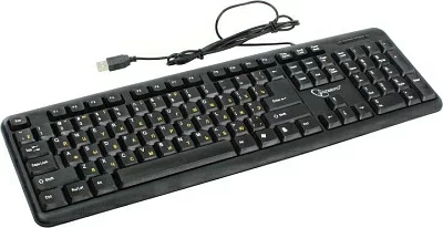 Клавиатура Gembird  KB-8320U-Ru_Lat-BL  Black USB 104КЛ