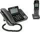 Panasonic KX-TGF320RUM Black проводной телефон+р/телефон (трубка с ЖК  диспл.DECT А/Отв)